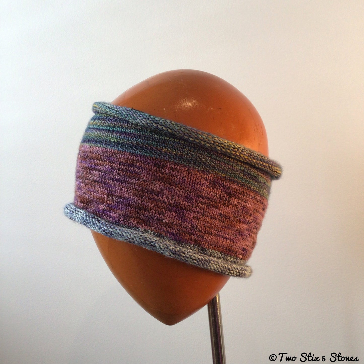 Colorblocked Knit Headband