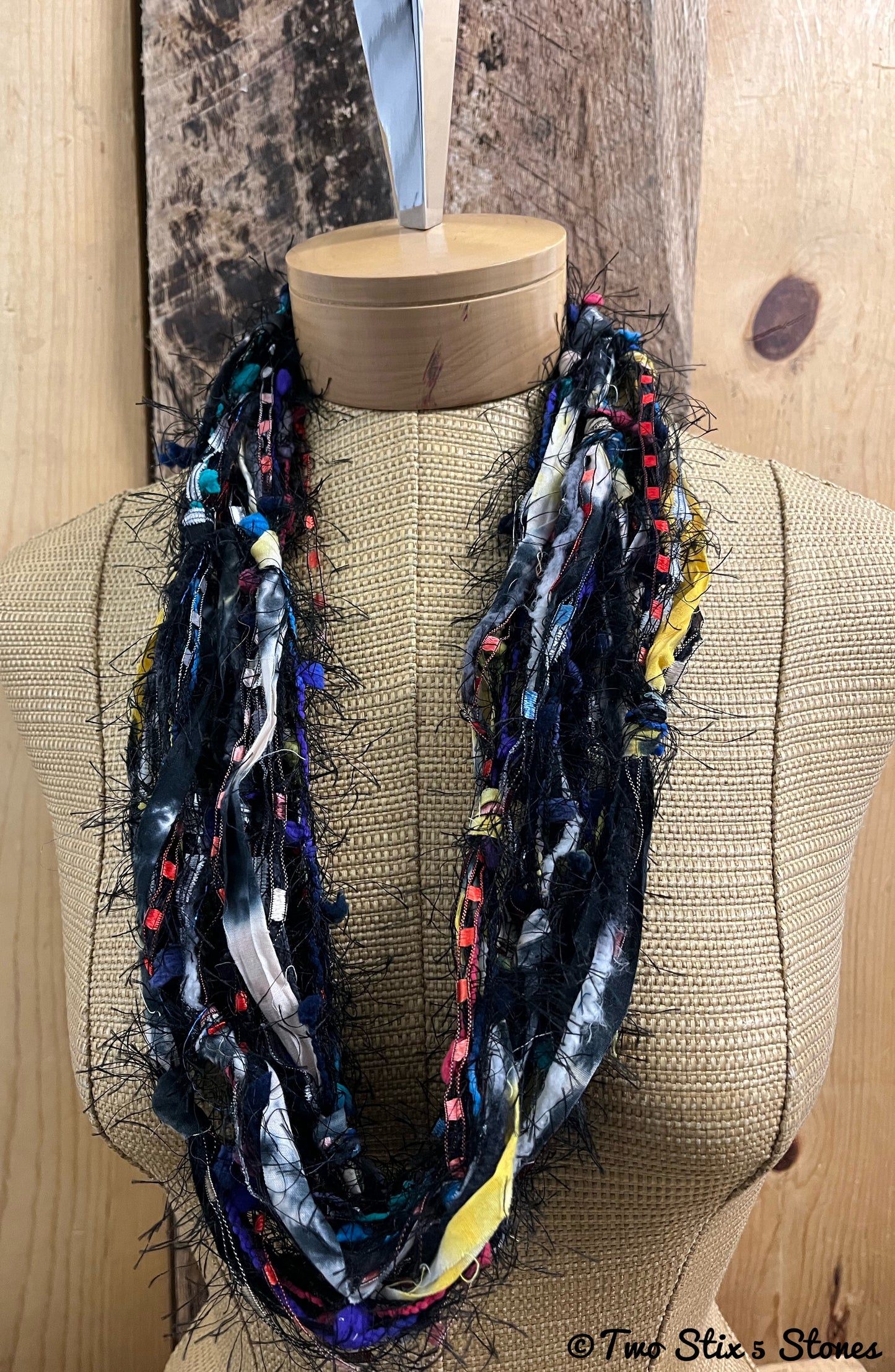 Fiber Necklace w/Band