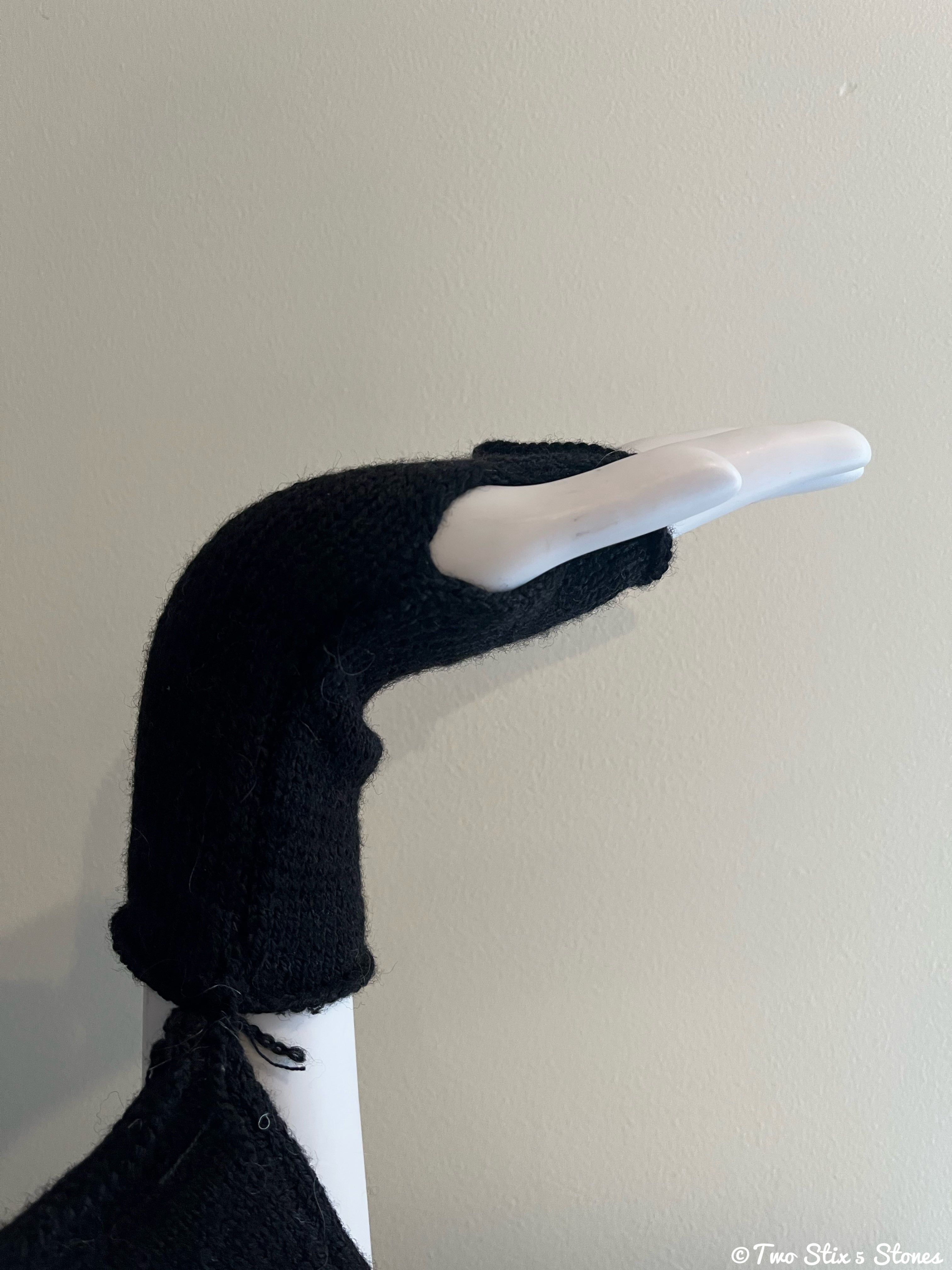 Black Fingerless Gloves