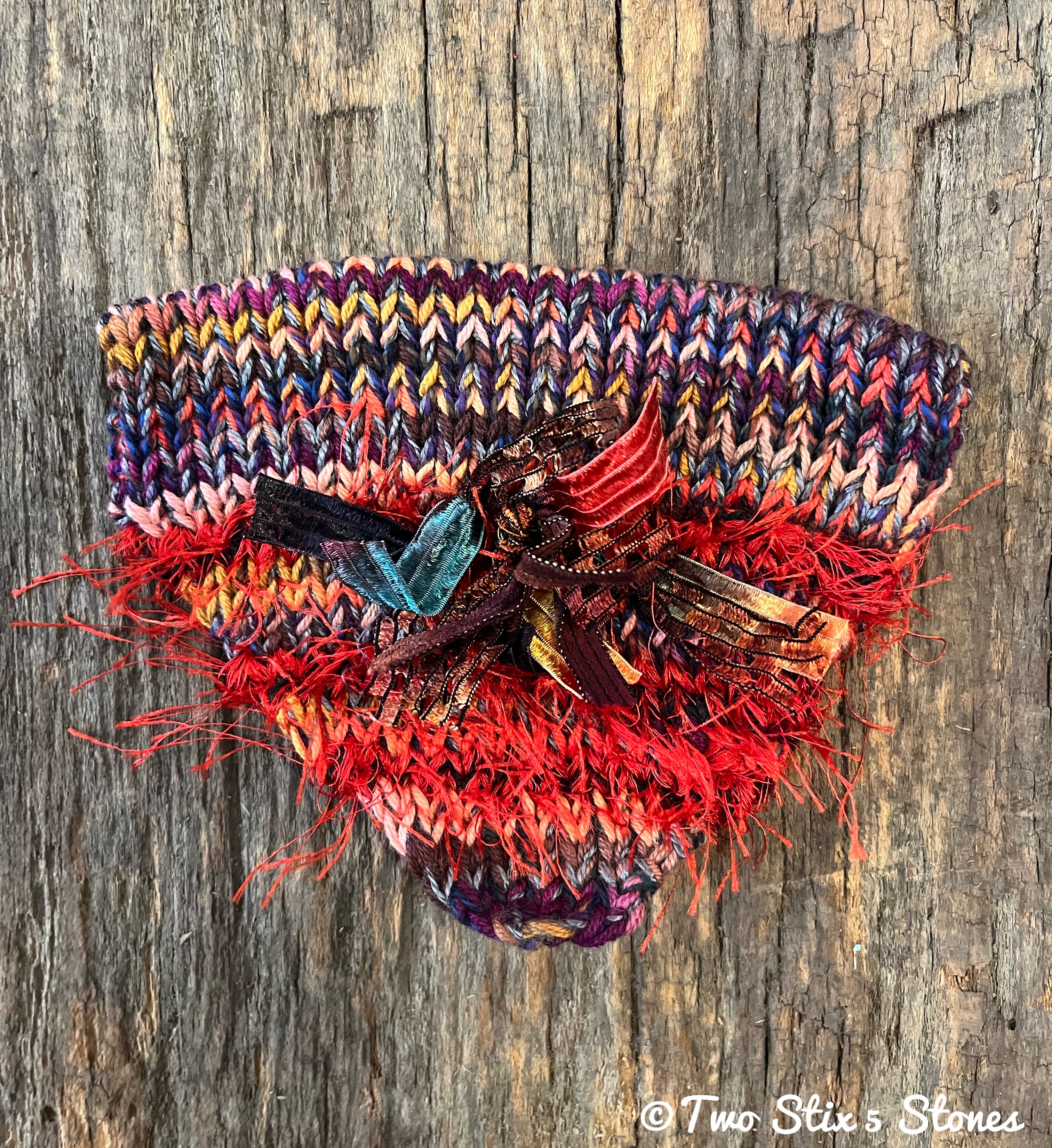 S - Pet Tweed Knit Bandana