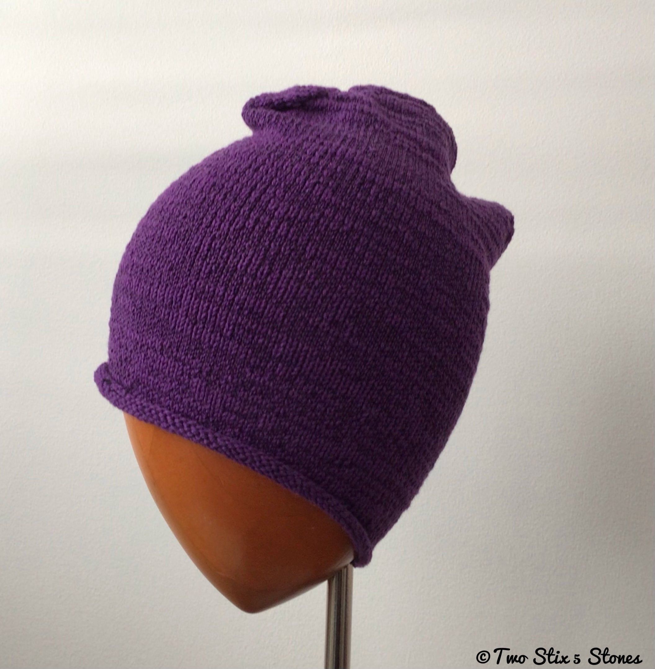 Purple Knit Beanie