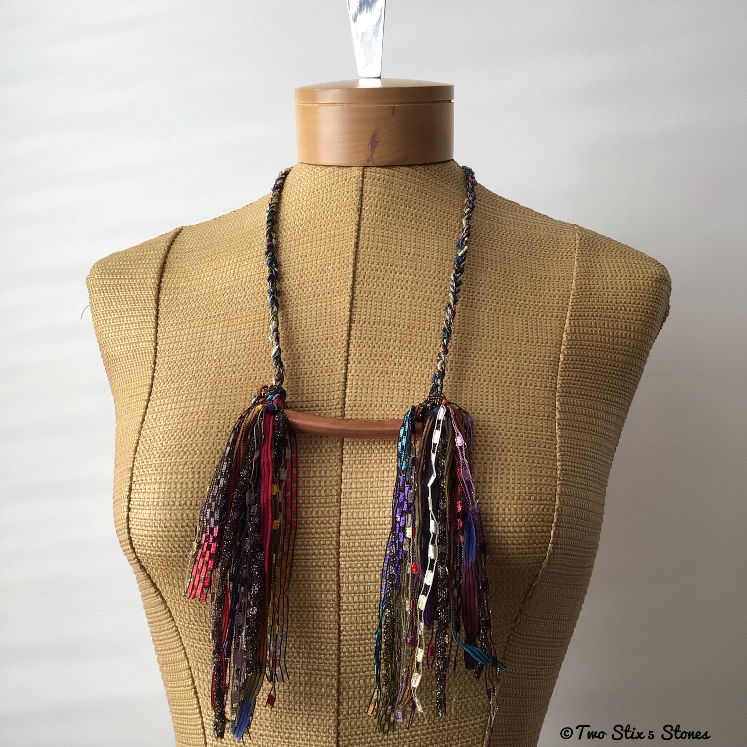 Copper Fiber Necklace