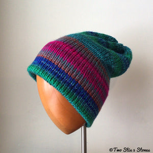 Variegated Tweed Knit Beanie