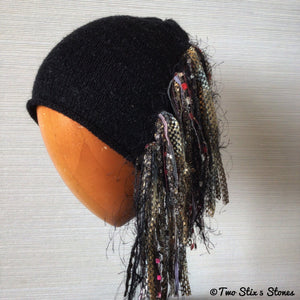 Black Tweed Signature *Funky Chic* Hat