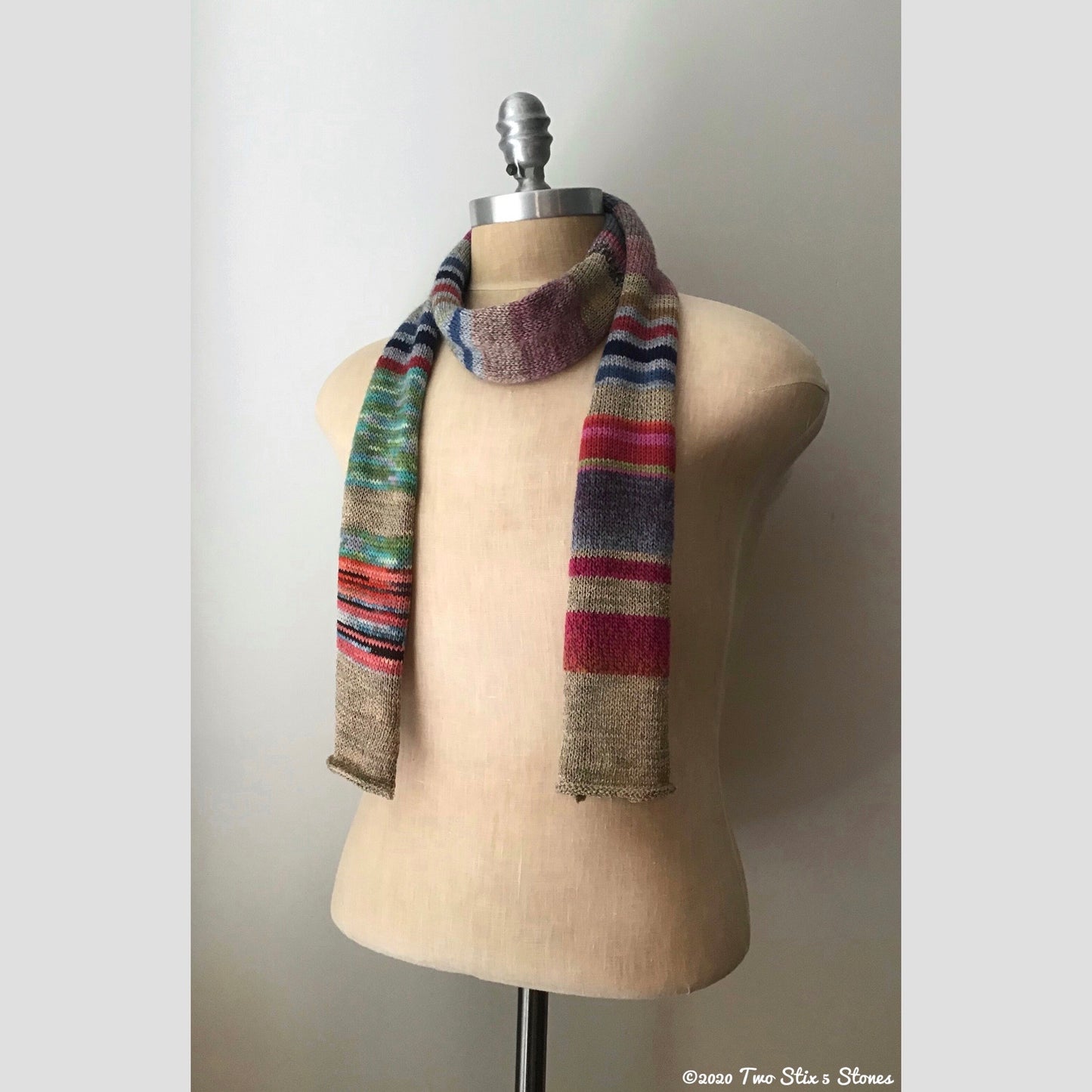 Luxe Multi-Colored Unisex Scarf