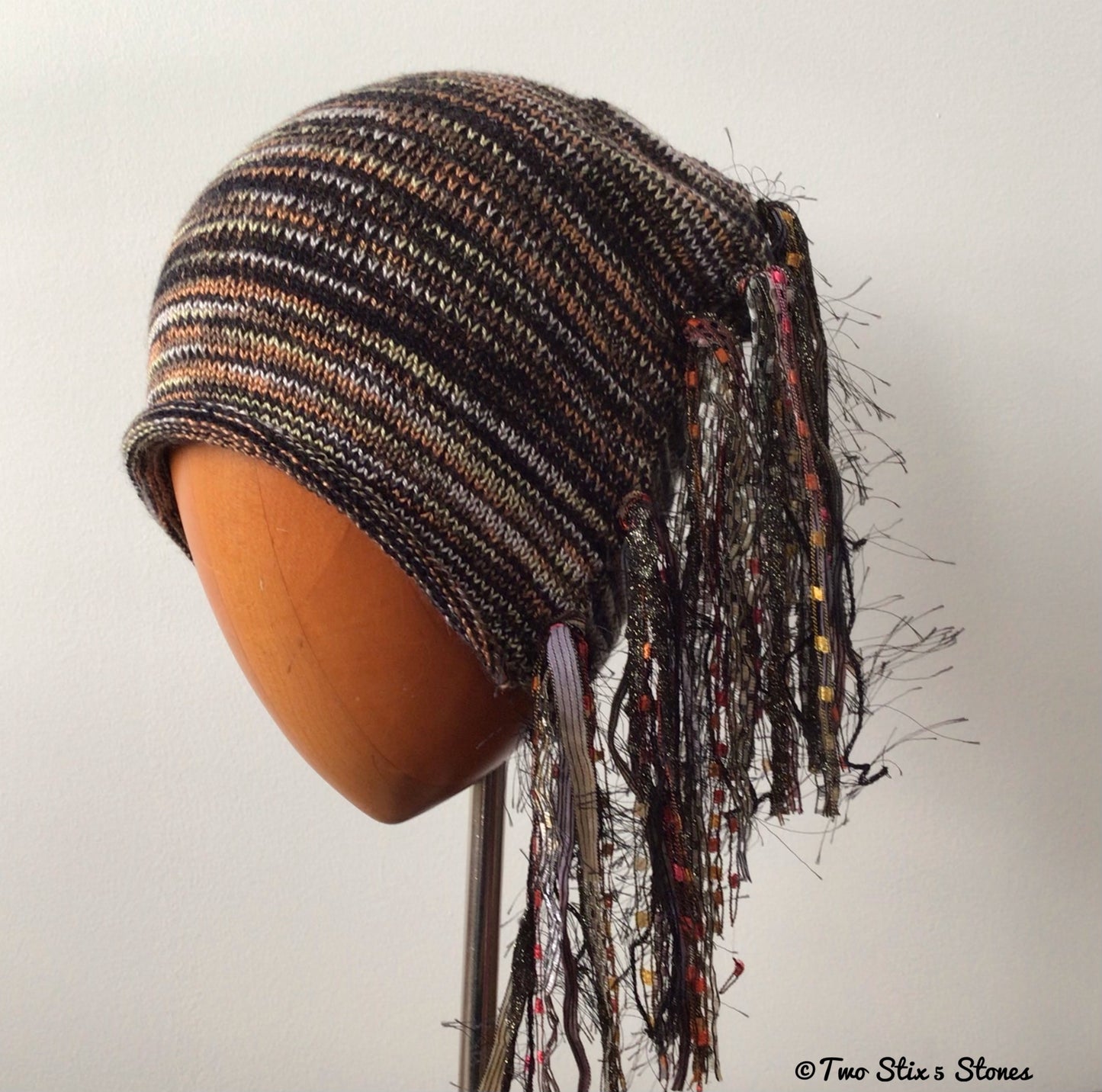 Neutral Tweed Signature *Funky Chic* Hat