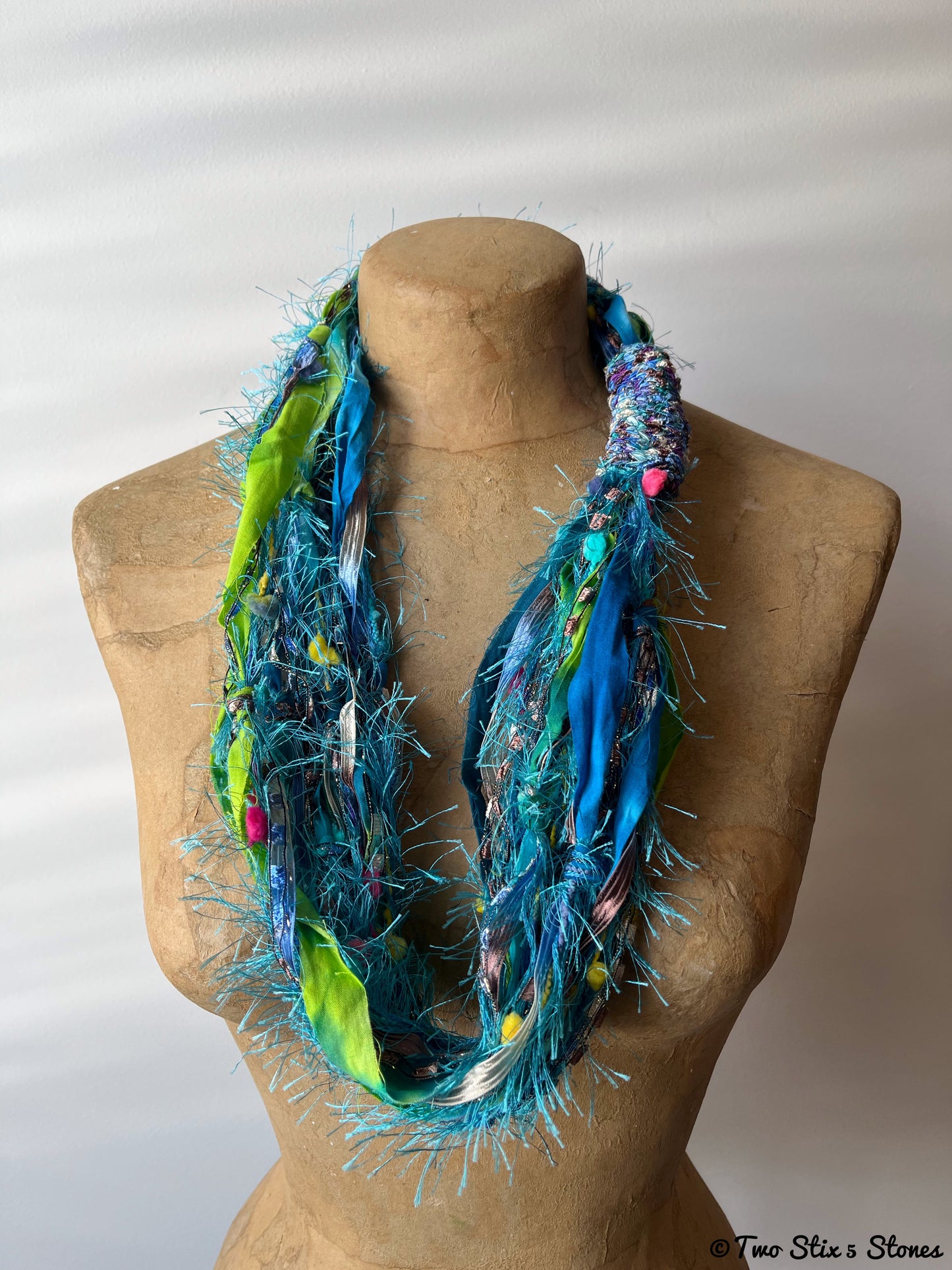 Fiber Necklace w/Band