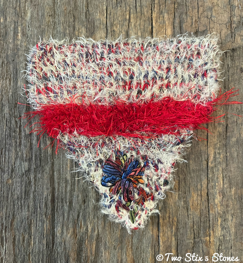 S - Pet Tweed Knit Bandana