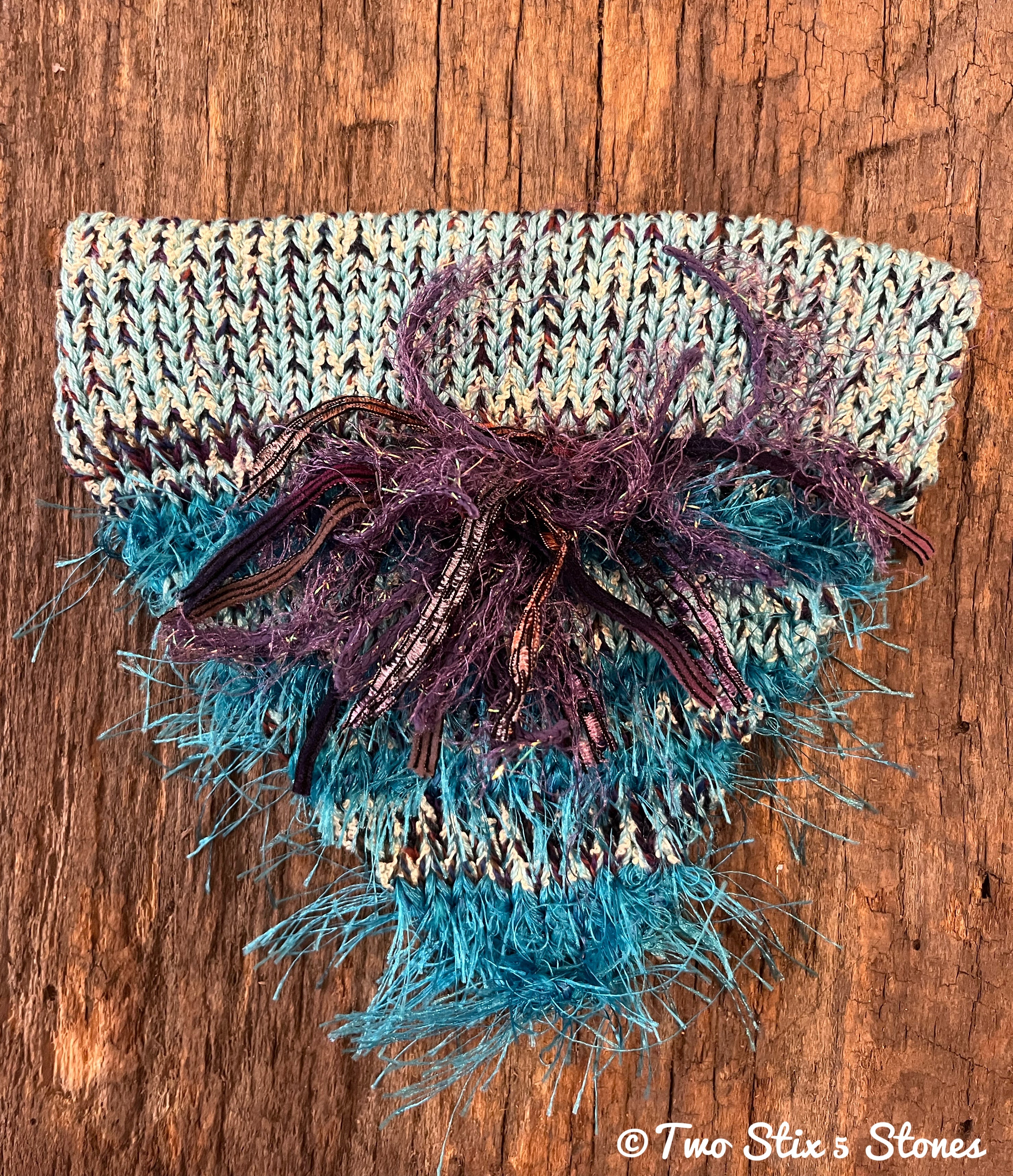 S/M - Pet Tweed Knit Pet Bandana