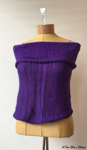Purple Knit Shrug