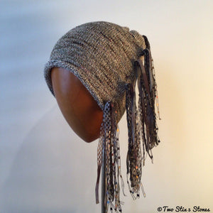 Neutral Tweed Signature *Funky Chic* Hat