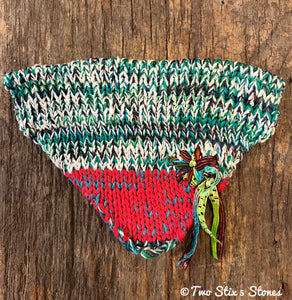 S/M - Pet Tweed Knit Bandana