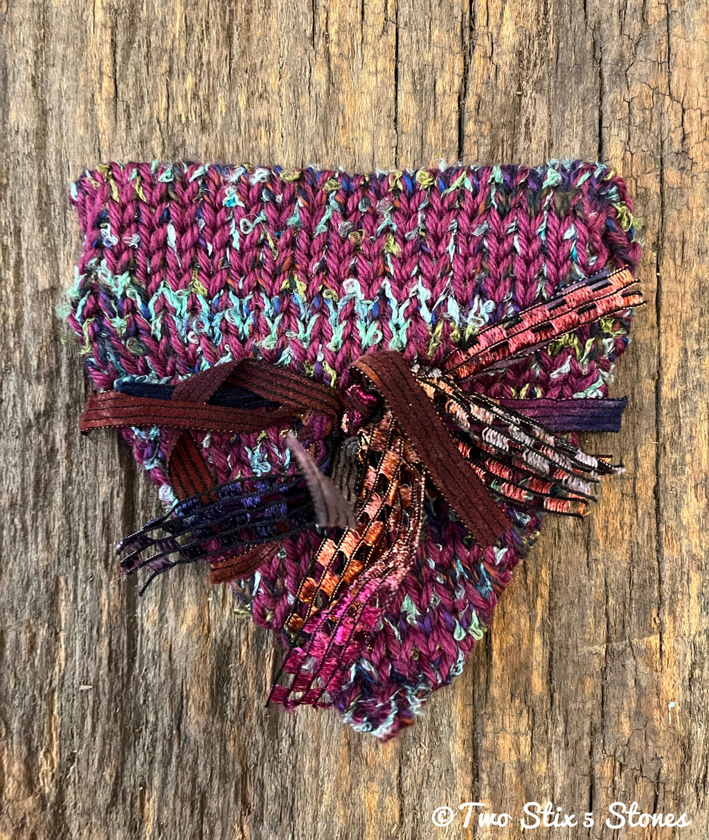 XS - Pet Tweed Knit Bandana