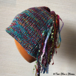 Turquoise Tweed Signature *Funky Chic* Hat