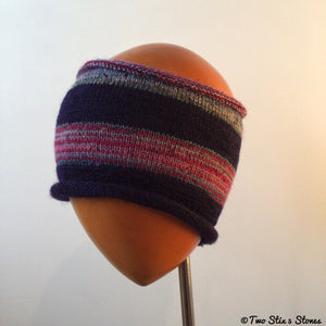 Purple Toned Knit Headband