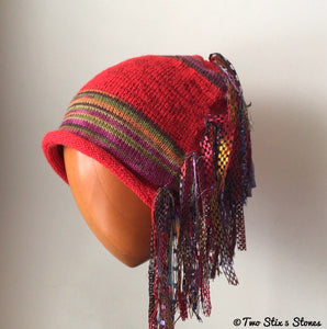 Red Tweed Signature *Funky Chic* Hat