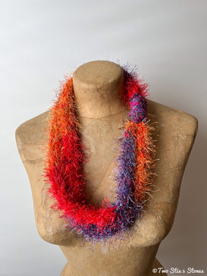 Colorful Fiber Rope Necklace/Scarf