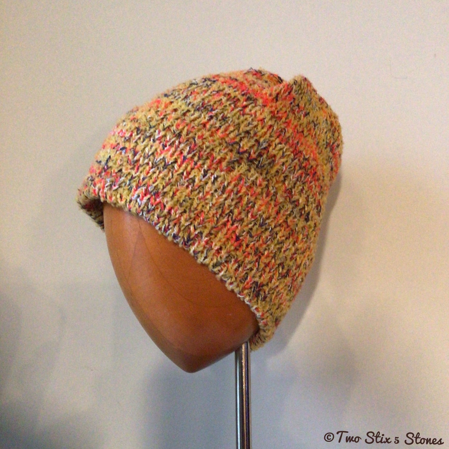 Unisex Electric Tweed Knit Beanie