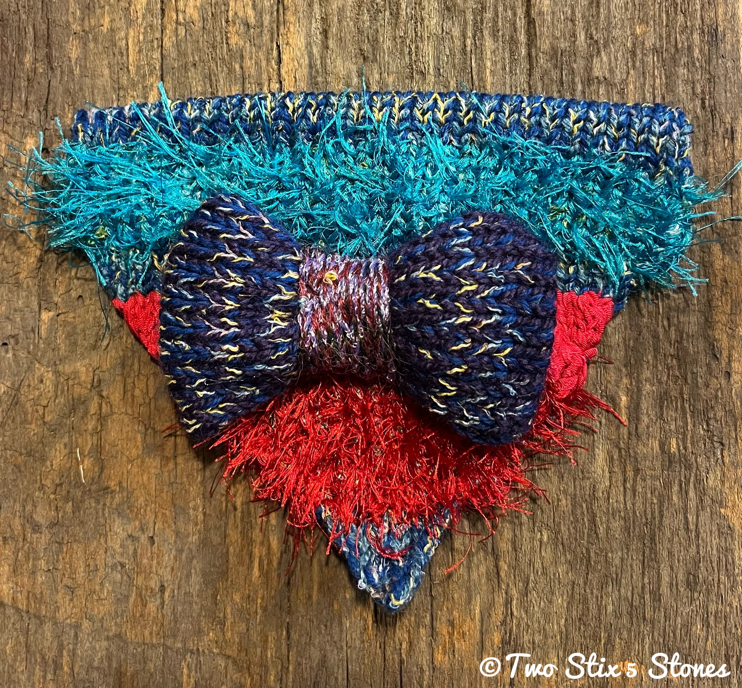 S/M - Pet Tweed Knit Bandana