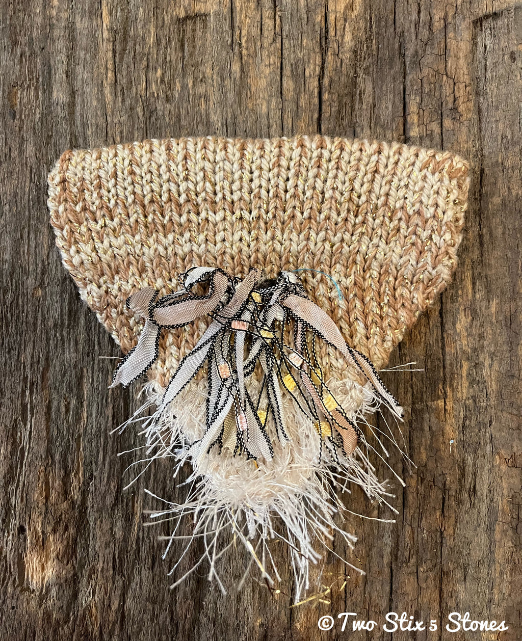 S - Pet Tweed Knit Bandana