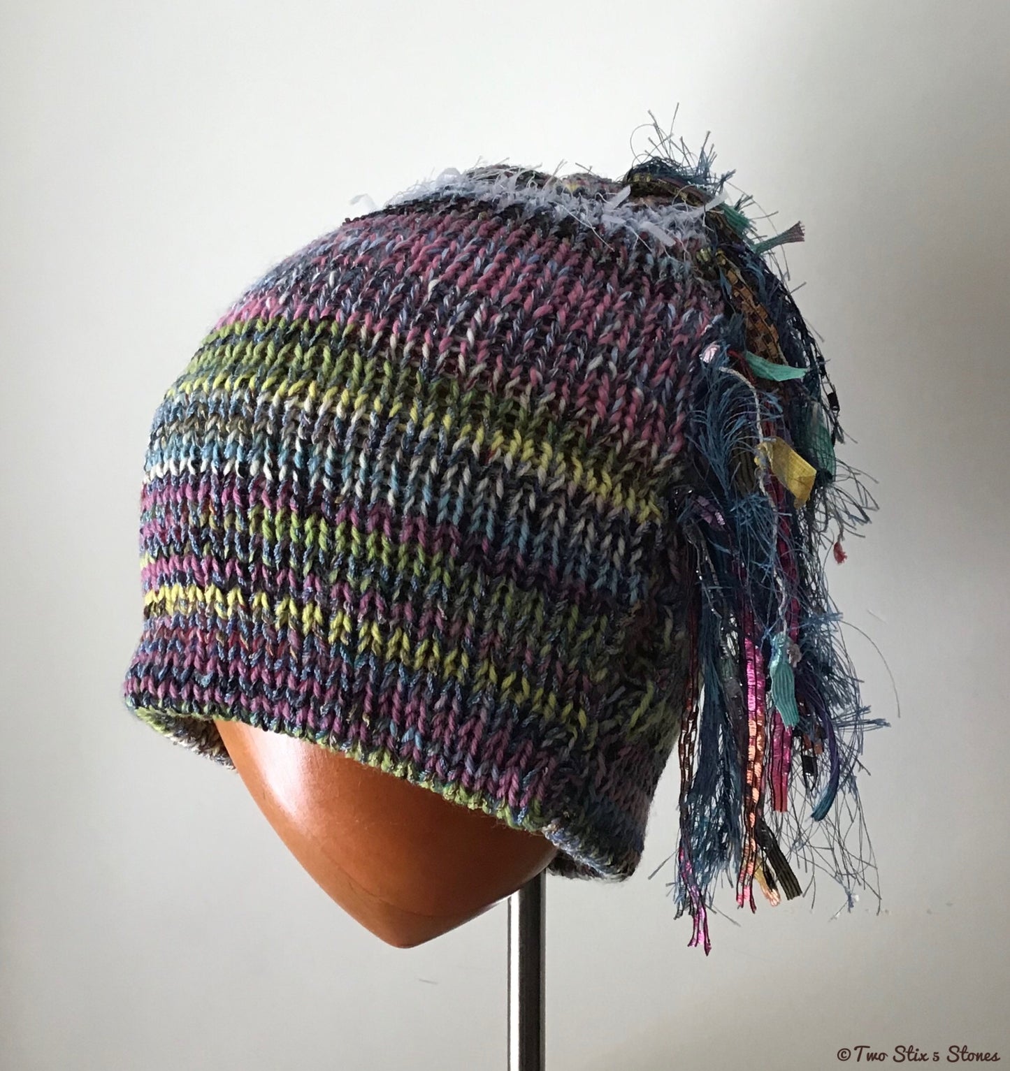Lavender Tweed Signature *Funky Chic* Beanie w/Brim