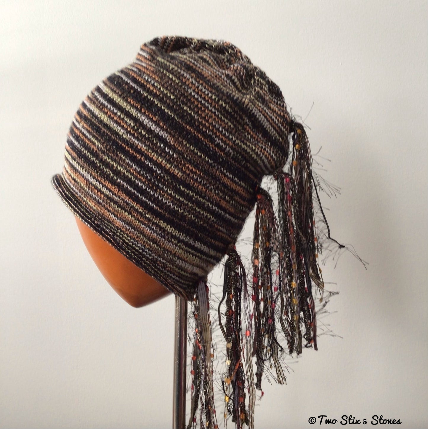 Neutral Tweed Signature *Funky Chic* Hat