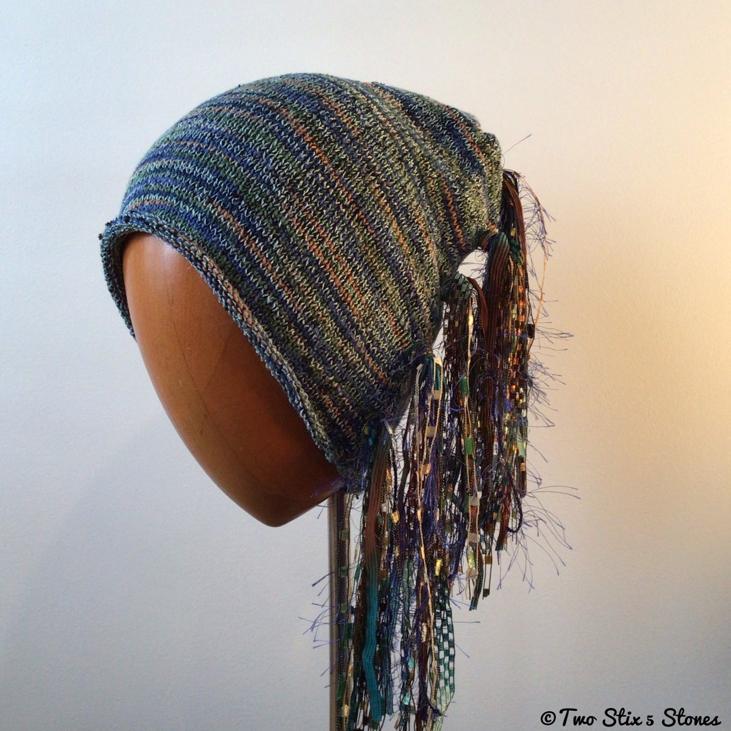 Turquoise Tweed Signature *Funky Chic* Hat