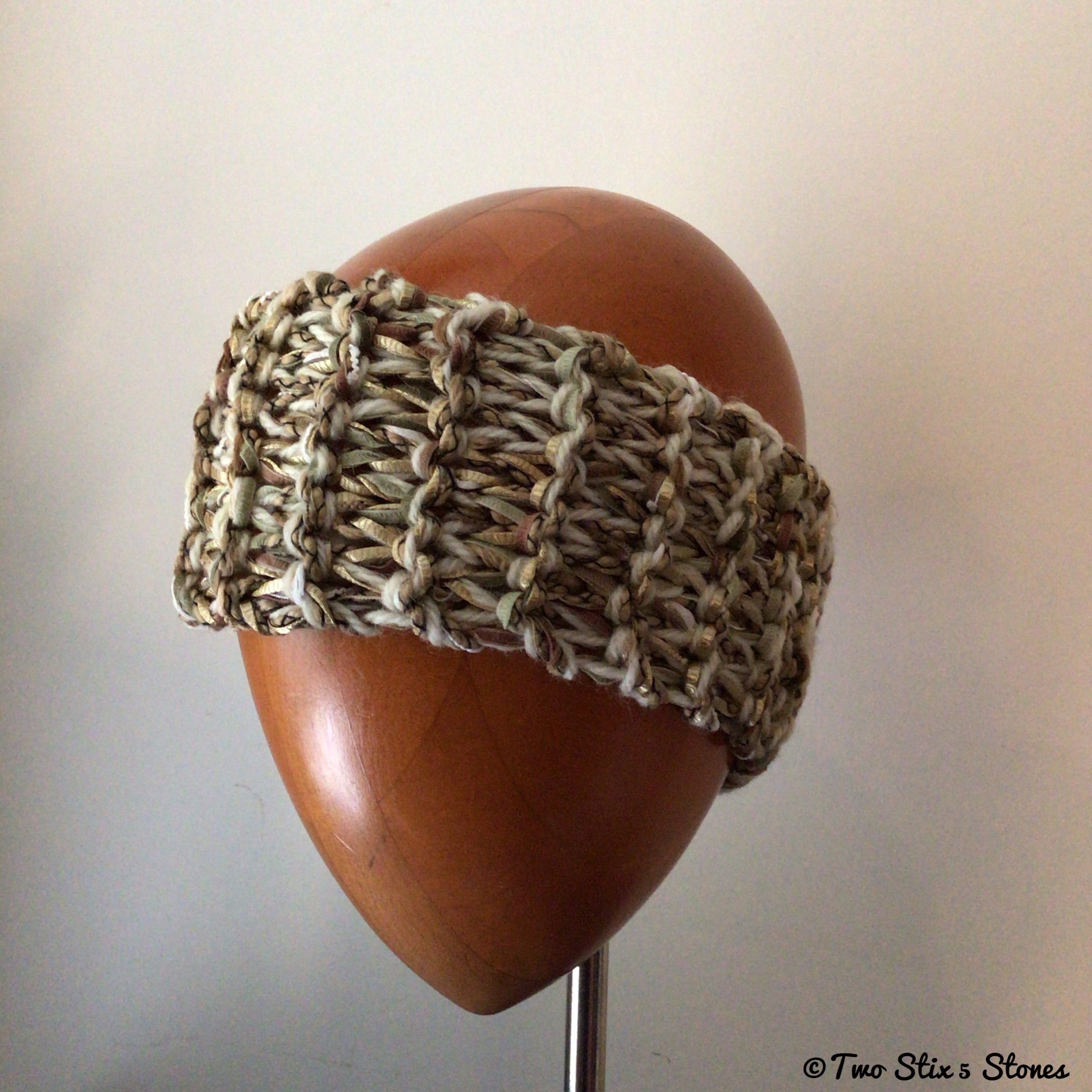 Oatmeal Tweed Knit Cowl