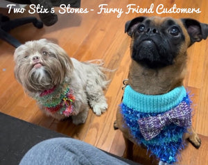 M - Pet Tweed Knit Bandaba