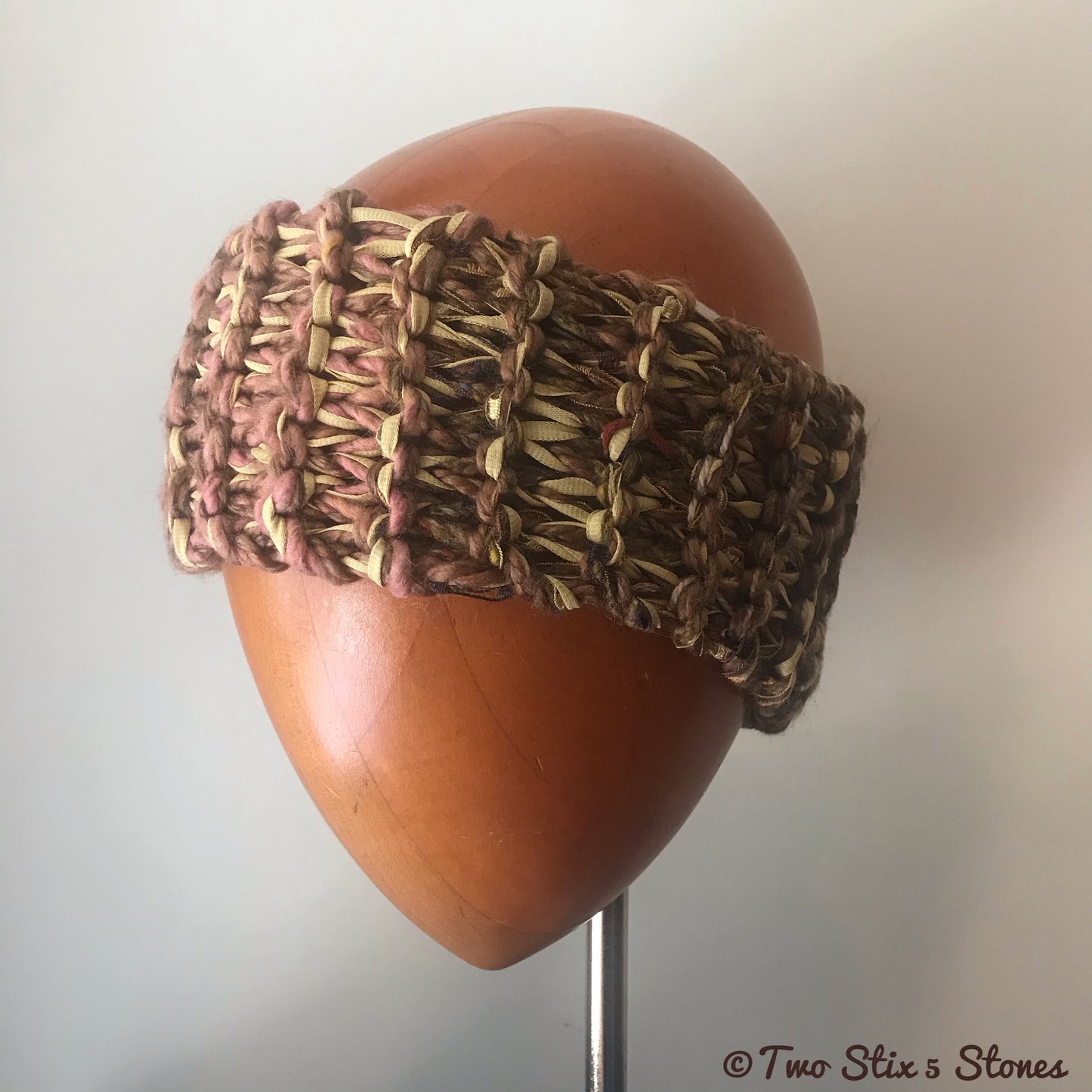 Natural Tweed Knit Headband