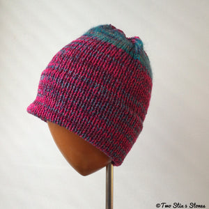 Electronic Tweed Knit Beanie