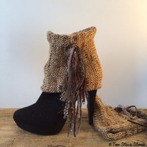 Tan *Diva Chic* Boot Toppers