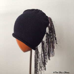 Black Tweed Signature *Funky Chic* Hat