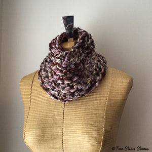 Neutral Tweed Cowl