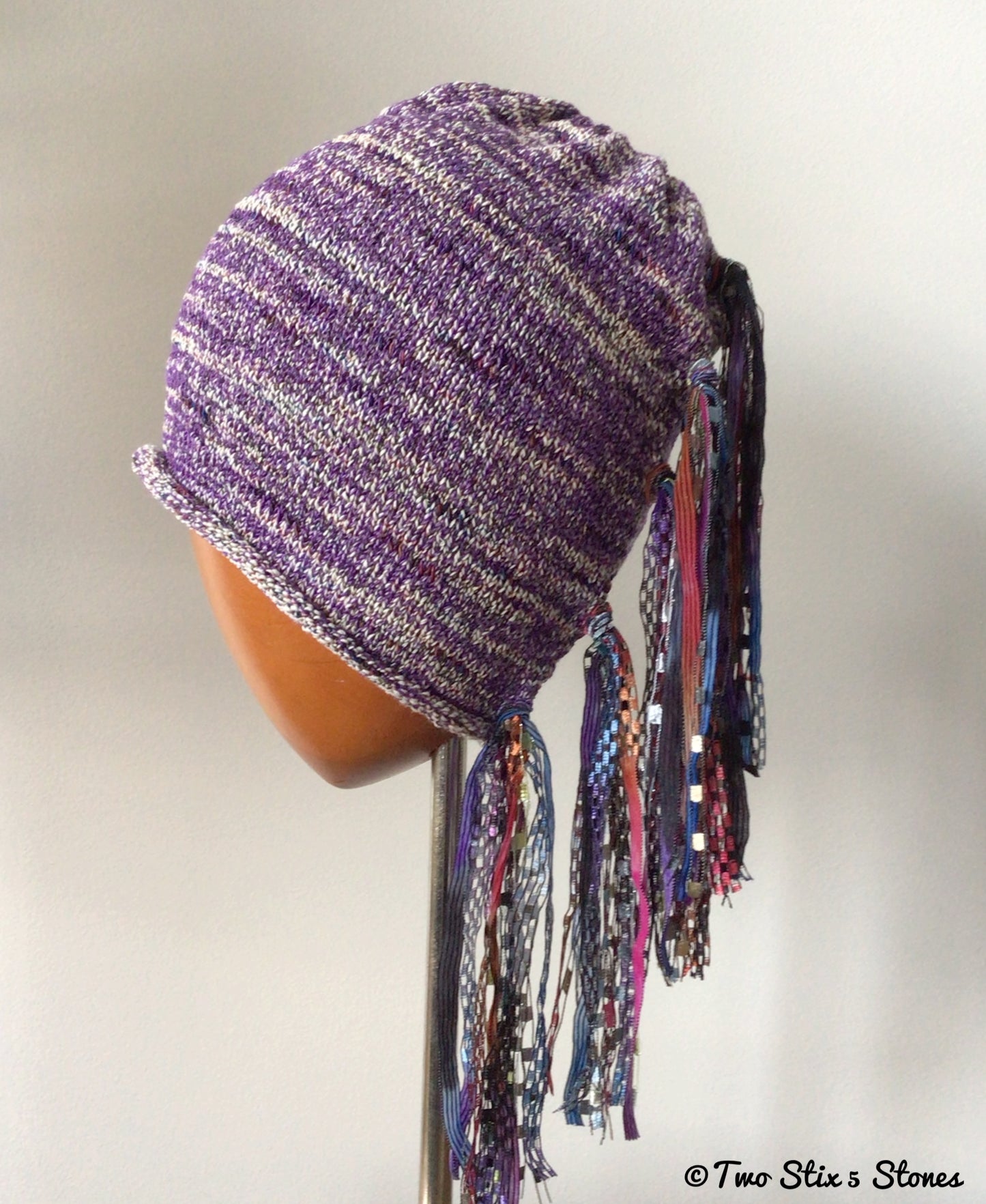 Purple Tweed Signature *Funky Chic Hat*