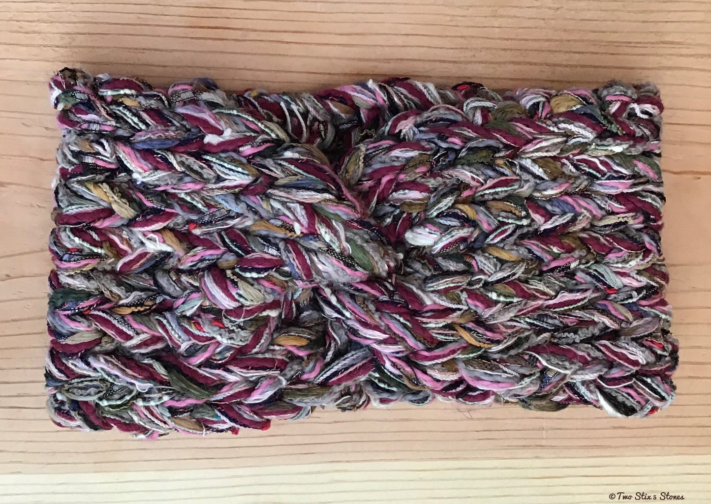 Pink Tweed Turban Headband