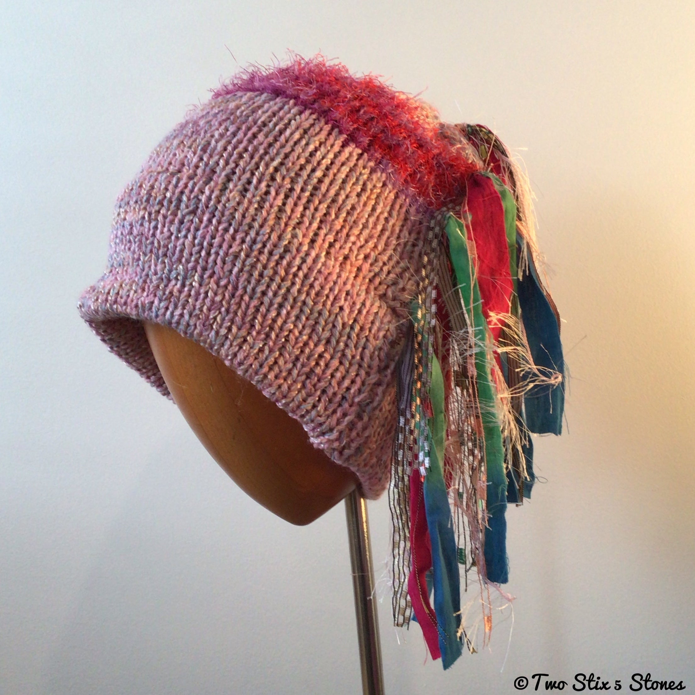 Pink Tweed Signature *Funky Chic* Hat