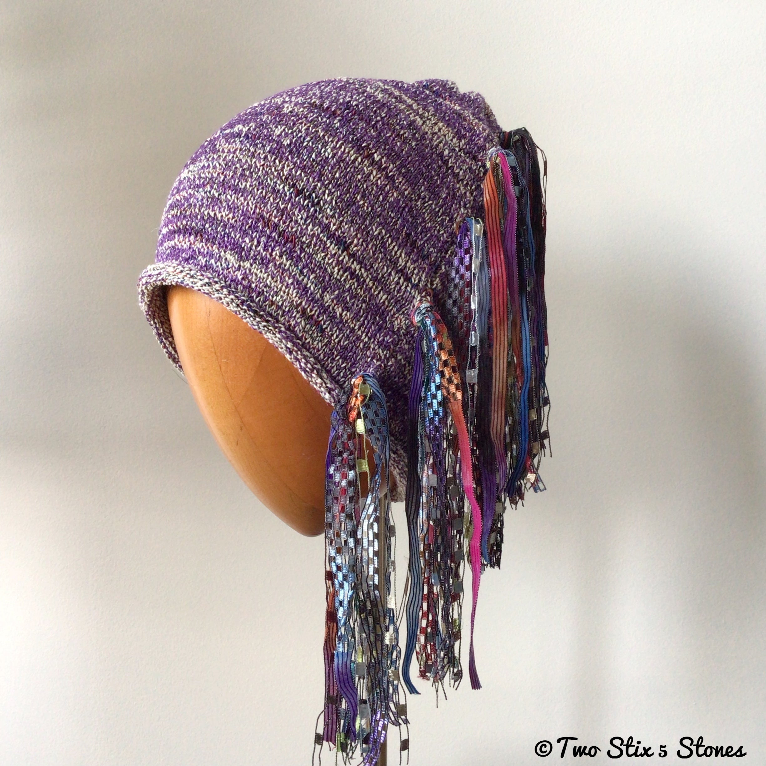 Purple Tweed Signature *Funky Chic Hat*