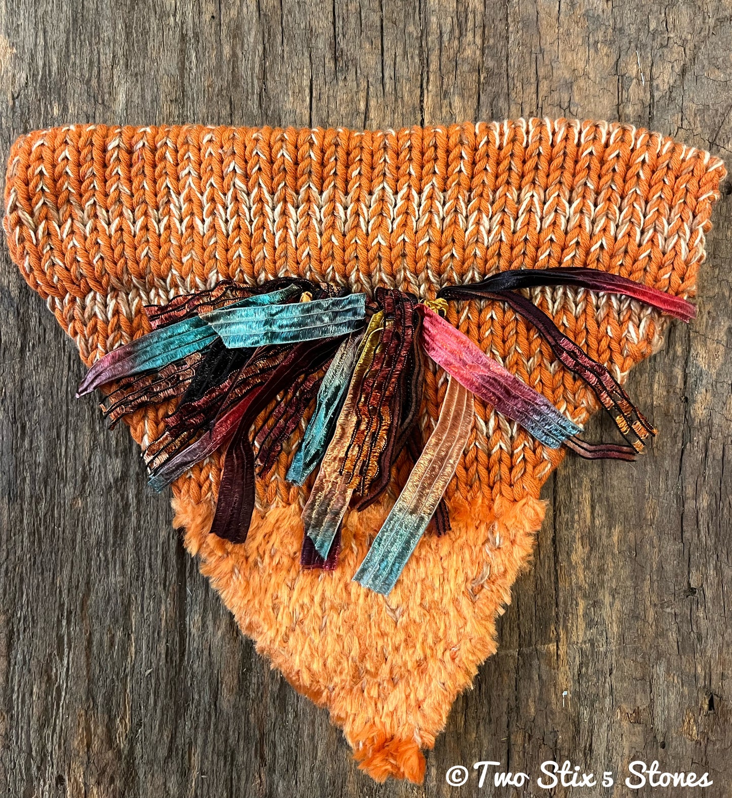 M - Pet Tweed Knit Bandana