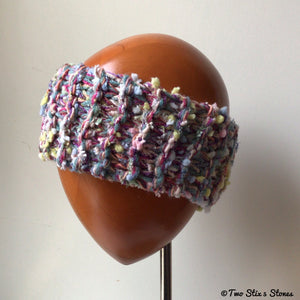 Bubble Gum Tweed Knit Headband