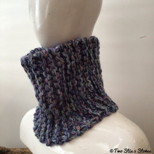 Lavender Tweed Knit Cowl