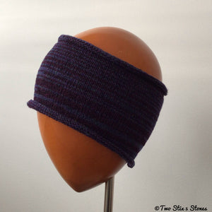 Deep Purple Knit Headband