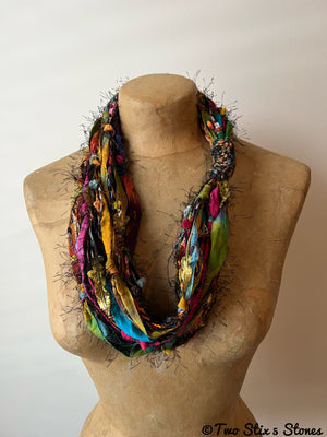 Fiber Necklace w/Band