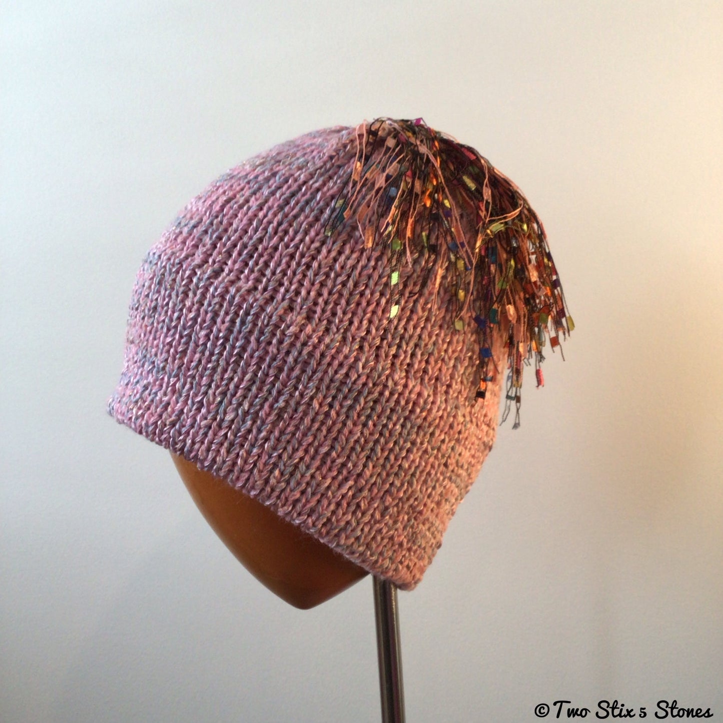 Funky Pink Knit Hat